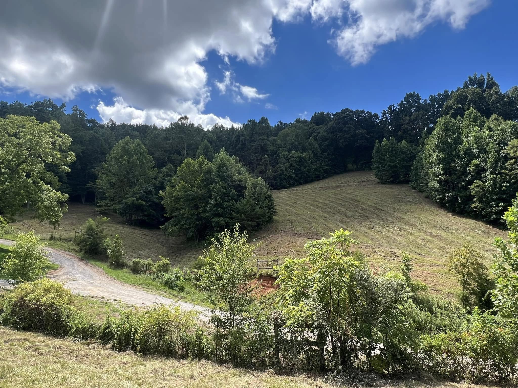 Site preparation on rural Eastern Kentucky property